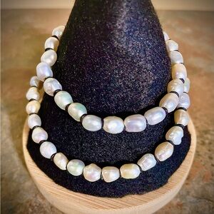 Freshwater Pearl Double Strand Bracelet